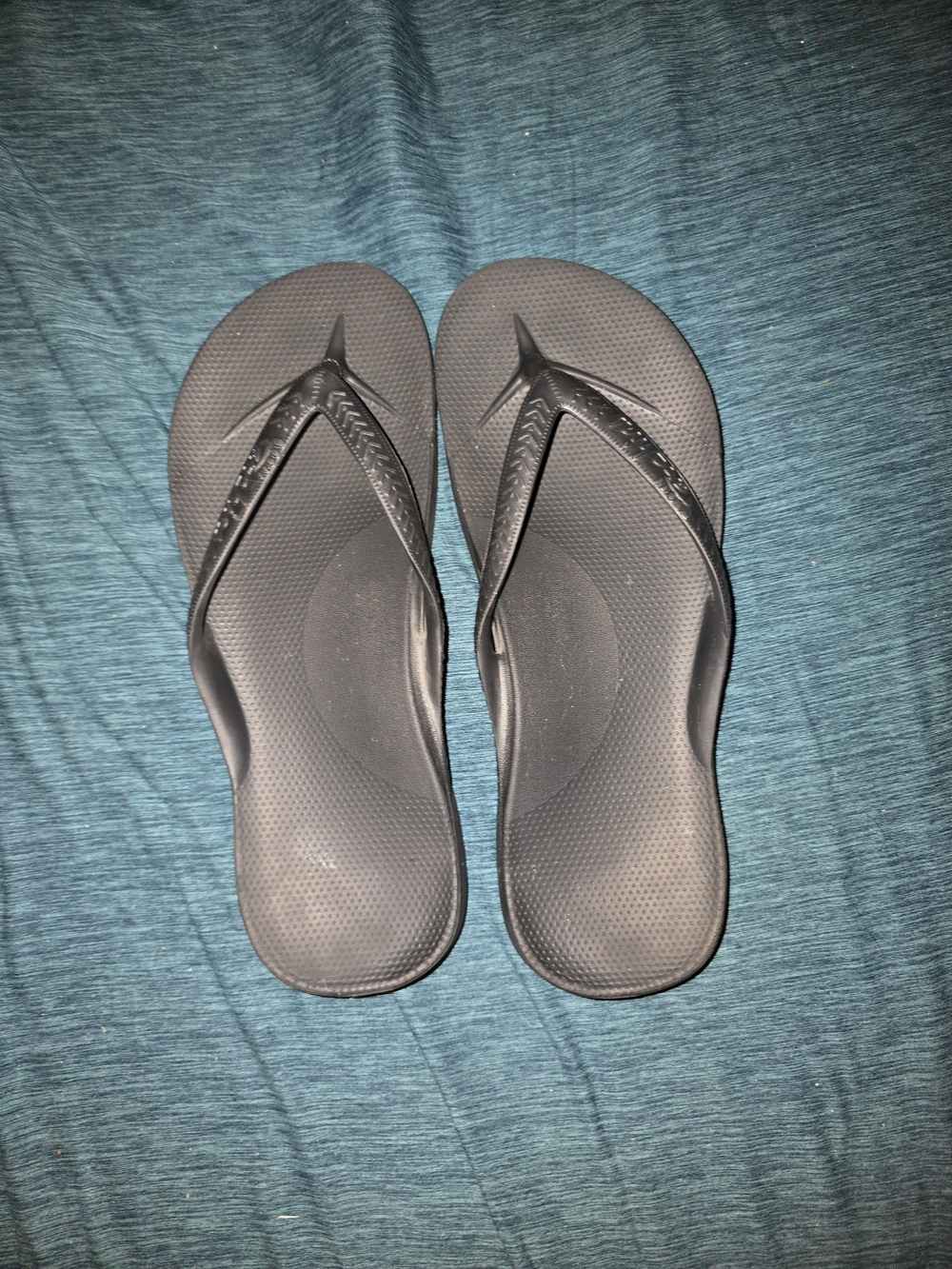 Archies arch support everyday Black Flip Flops Size 8 W Size 7 M
